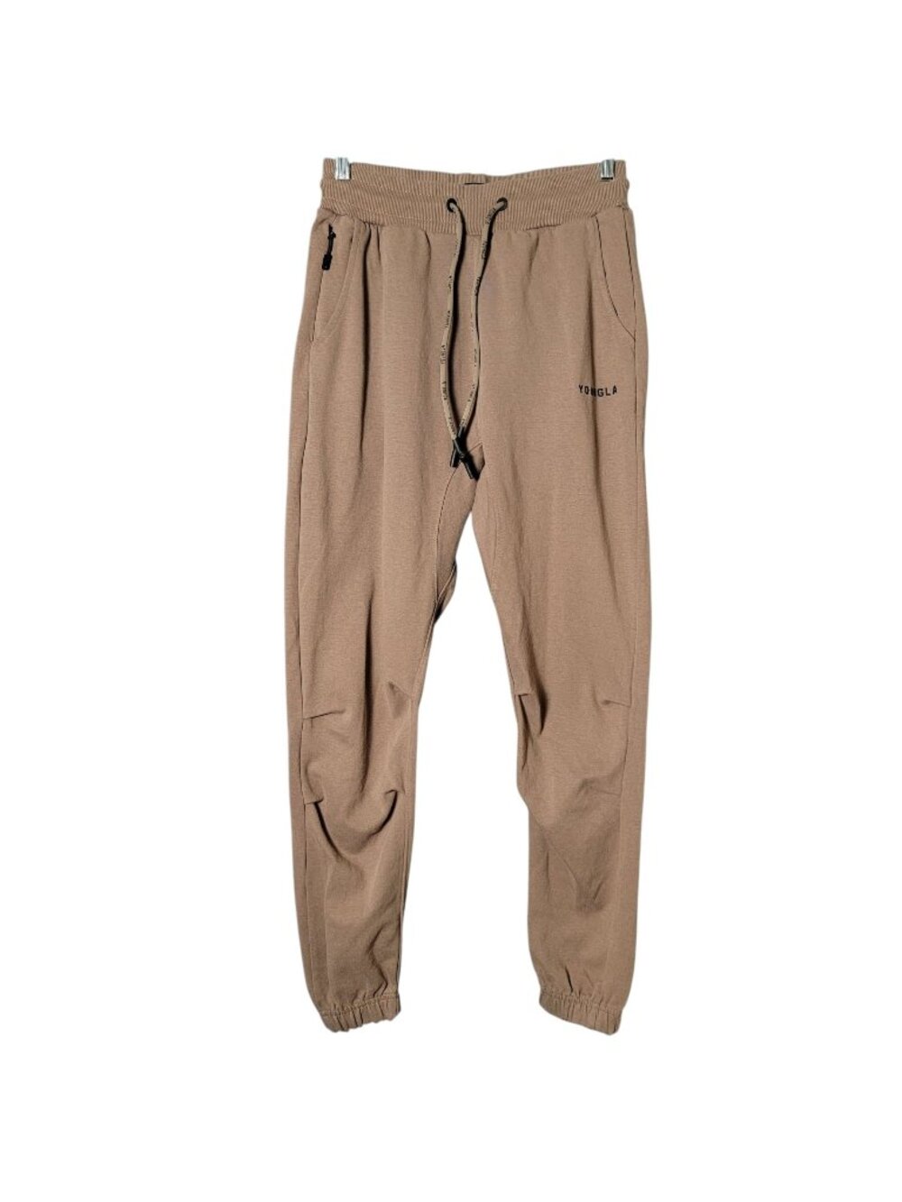 YoungLA Mens Mocha 210 Kick Back Sweatpants Joggers Medium Gym Workout
